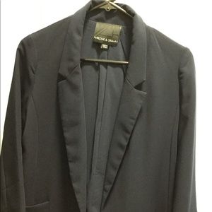 Navy blue boyfriend fit blazer